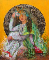 Sadaf Yasir, 24 x 30 Inch, Acrylic on Canvas, Figurative Painting, AC-SDY-002